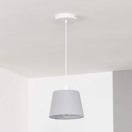 Brilagi - LED-Pendelleuchte an Kabel CERIA 1xE27/40W/230V Ø 20,5 cm grau