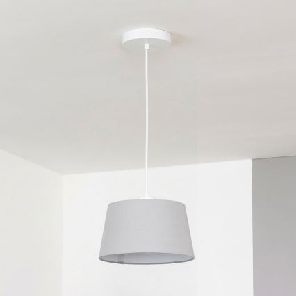 Brilagi - LED-Pendelleuchte an Kabel CERIA 1xE27/40W/230V Ø 25 cm grau
