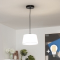 Brilagi - LED-Pendelleuchte an Kabel CERIA 1xE27/40W/230V Ø 25 cm weiß