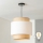 Brilagi - LED-Pendelleuchte an Kabel CERIA 1xE27/40W/230V Ø 30 cm schwarz/beige/weiß