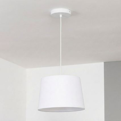 Brilagi - LED-Pendelleuchte an Kabel CERIA 1xE27/40W/230V Ø 30 cm weiß