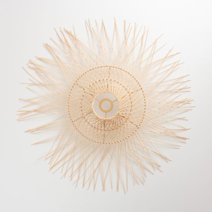 Brilagi - LED-Pendelleuchte an Kabel CERIA BOHO 1xE27/40W/230V Ø 70 cm Bambus