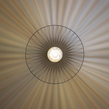 Brilagi - LED-Pendelleuchte an Kabel CERIA WIRE 1xE27/40W/230V Ø 45 cm schwarz