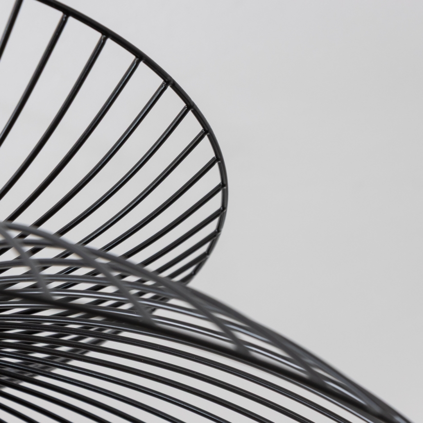 Brilagi - LED-Pendelleuchte an Kabel CERIA WIRE 1xE27/40W/230V Ø 60 cm schwarz