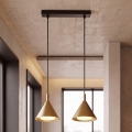 BRILAGI - LED Pendelleuchte an Kabel CONE DOUBLE 2xGX53/15W/230V goldfarben
