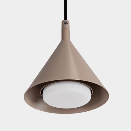 BRILAGI - LED Pendelleuchte an Kabel CONE SINGLE 1xGX53/15W/230V beige