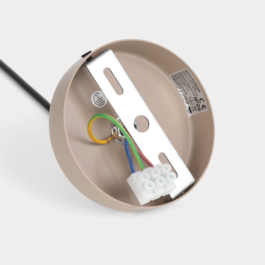 BRILAGI - LED Pendelleuchte an Kabel CONE SINGLE 1xGX53/15W/230V beige