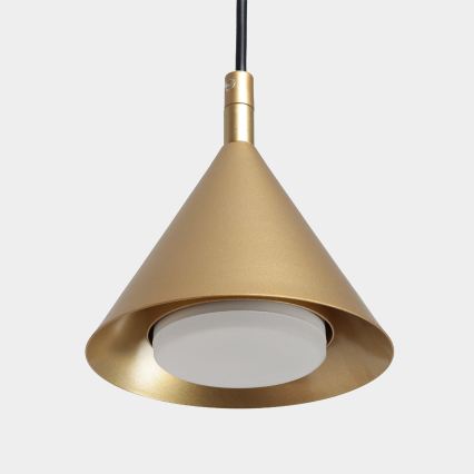 BRILAGI - LED Pendelleuchte an Kabel CONE SINGLE 1xGX53/15W/230V goldfarben