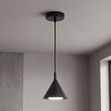 BRILAGI - LED Pendelleuchte an Kabel CONE SINGLE 1xGX53/15W/230V schwarz