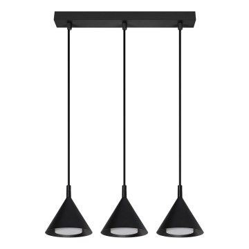 BRILAGI - LED Pendelleuchte an Kabel CONE TRIPLE 3xGX53/15W/230V schwarz