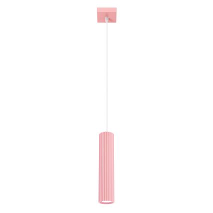 Brilagi - LED-Pendelleuchte an Kabel CRESTO 1xGU10/10W/230V rosa
