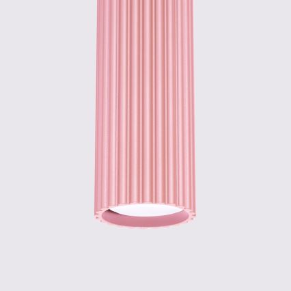 Brilagi - LED-Pendelleuchte an Kabel CRESTO 1xGU10/10W/230V rosa