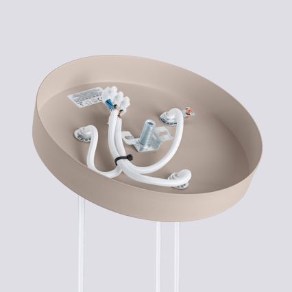 Brilagi - LED-Pendelleuchte an Kabel CRESTO 3xGU10/10W/230V taupe