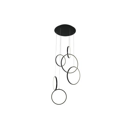 Brilagi - LED-Pendelleuchte an Kabel ECHO LED/80W/230V 4000K Ø 50 cm schwarz