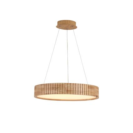 Brilagi - LED-Hängeleuchte an Kabel FALCON WOOD MODERN LED/30W/230V 3000/4000/6000K Ø 45 cm aus Holz