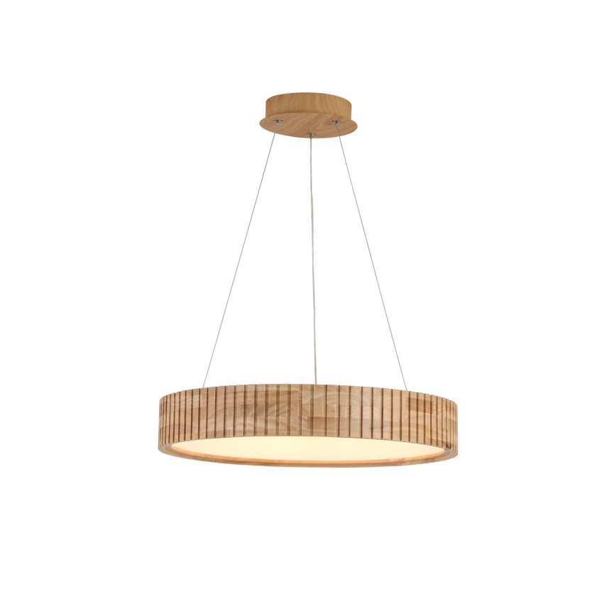 Brilagi - LED-Hängeleuchte an Kabel FALCON WOOD MODERN LED/30W/230V 3000/4000/6000K Ø 45 cm aus Holz