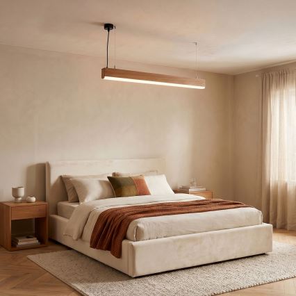 BRILAGI - LED Pendelleuchte an Kabel GARDALINE LED/100W/230V 120 cm Eiche