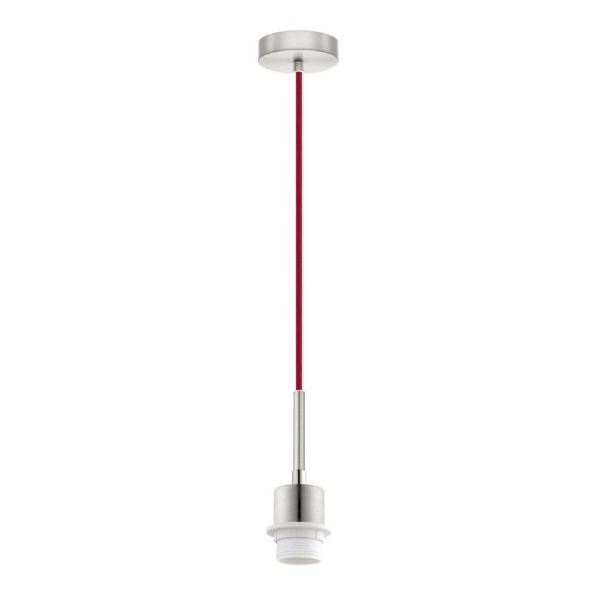 Brilagi - LED-Pendelleuchte an Kabel NUBILA 1xE27/60W/230V Ø 14 cm rot/weiß