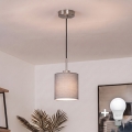 Brilagi - LED-Pendelleuchte an Kabel NUBILA 1xE27/60W/230V Ø 14 cm schwarz/hellgrau