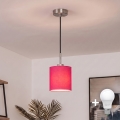 Brilagi - LED-Pendelleuchte an Kabel NUBILA 1xE27/60W/230V Ø 14 cm schwarz/rosa