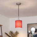 Brilagi - LED-Pendelleuchte an Kabel NUBILA 1xE27/60W/230V Ø 14 cm schwarz/rot