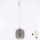 Brilagi - LED-Pendelleuchte an Kabel RETRO GLASS 1xE27/60W/230V Durchmesser 14 cm weiß/rauchgrau