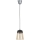 Brilagi - LED-Pendelleuchte an Kabel RETRO GLASS 1xE27/60W/230V Ø 15,5 cm silber/rauchbeige/schwarz