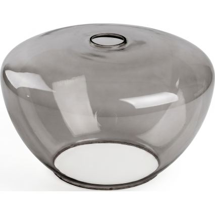 BRILAGI - LED-Pendelleuchte an Kabel RETRO GLASS 2xE27/60W/230V mattchrom/rauchgrau