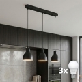 Brilagi - LED-Pendelleuchte an Kabel RIDDY 3xE27/60W/230V schwarz
