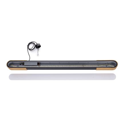 BRILAGI - LED-Pendelleuchte an Seil GARDALINE LED/100W/230V 120 cm Eiche/schwarz