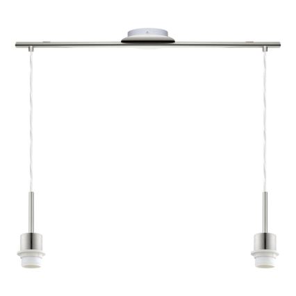 Brilagi - LED-Pendelleuchte an Seil NUBILA 2xE27/60W/230V schwarz