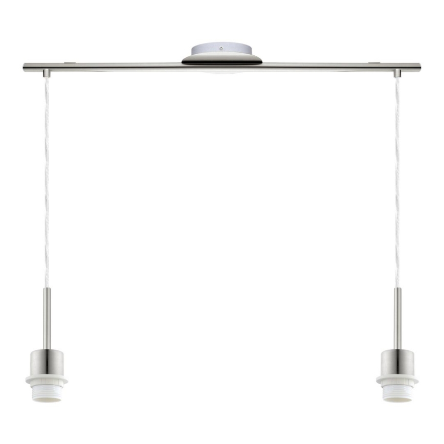 Brilagi - LED-Pendelleuchte an Seil NUBILA 2xE27/60W/230V schwarz