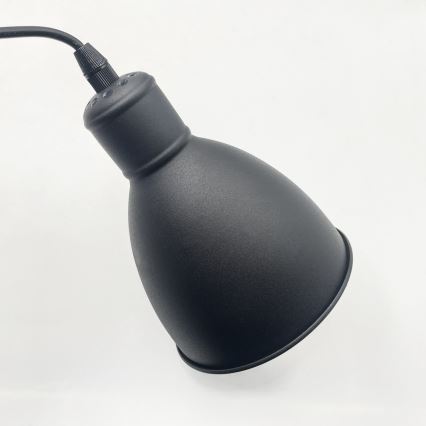 Brilagi - LED-Pendelleuchte an Stahlseil RIDDY 3xE27/60W/230V schwarz