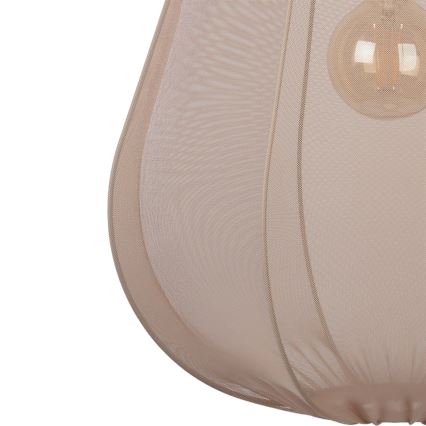 Brilagi - LED-Pendelleuchte ARVEN an Kabel 1xE27/8W/230V Ø 37 cm beige