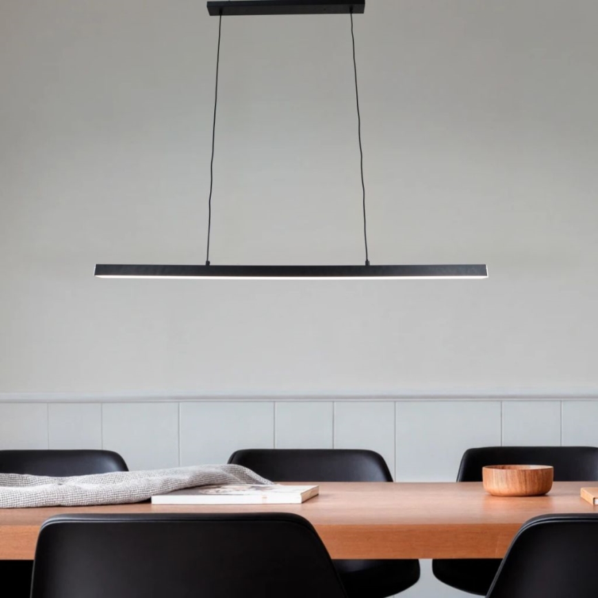 Brilagi - LED-Pendelleuchte AXIS mit Seilaufhängung, LED/30W/230V, 120 cm, schwarz