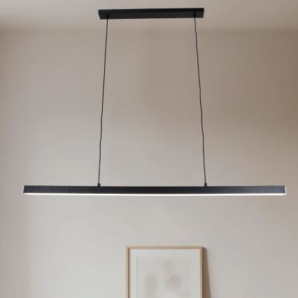 Brilagi - LED-Pendelleuchte AXIS mit Seilaufhängung, LED/30W/230V, 120 cm, schwarz
