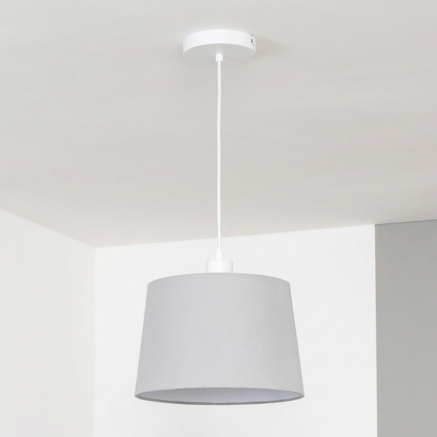 Brilagi - LED-Pendelleuchte CERIA 1xE27/40W/230V Ø 30 cm grau
