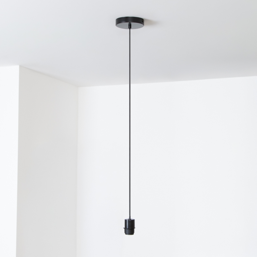 Brilagi - LED-Pendelleuchte CERIA BOHO an Schnur, 1xE27/40W/230V, Ø 60 cm, Raffiabast