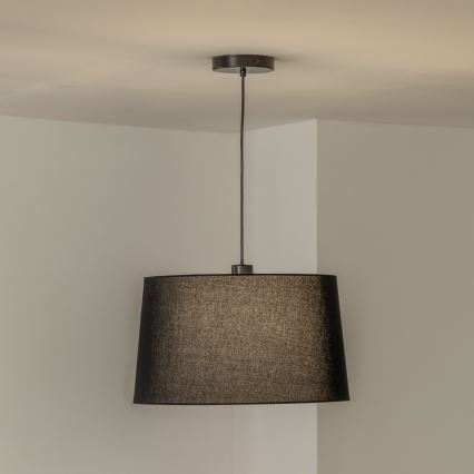 Brilagi - LED-Pendelleuchte CERIA mit Kabelaufhängung 1xE27/40W/230V Ø 45 cm schwarz