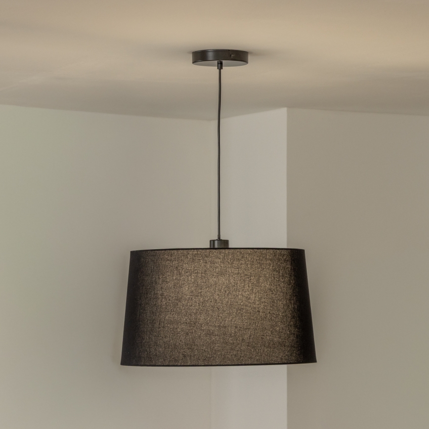 Brilagi - LED-Pendelleuchte CERIA mit Kabelaufhängung 1xE27/40W/230V Ø 45 cm schwarz