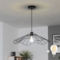 BRILAGI - LED-Pendelleuchte CERIA WIRE 1xE27/40W/230V Ø 60 cm schwarz