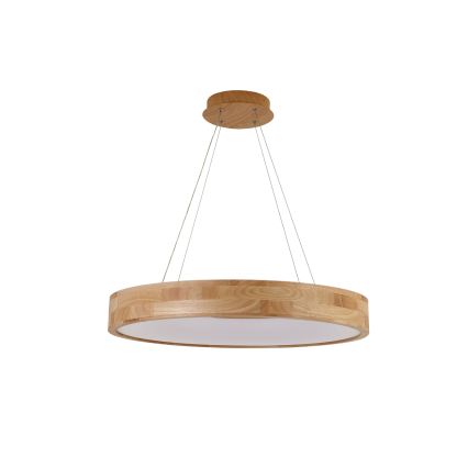 Brilagi - LED-Pendelleuchte an Kabel FALCON WOOD LED/40W/230V 3000/4000/6000K Ø 60 cm Holz