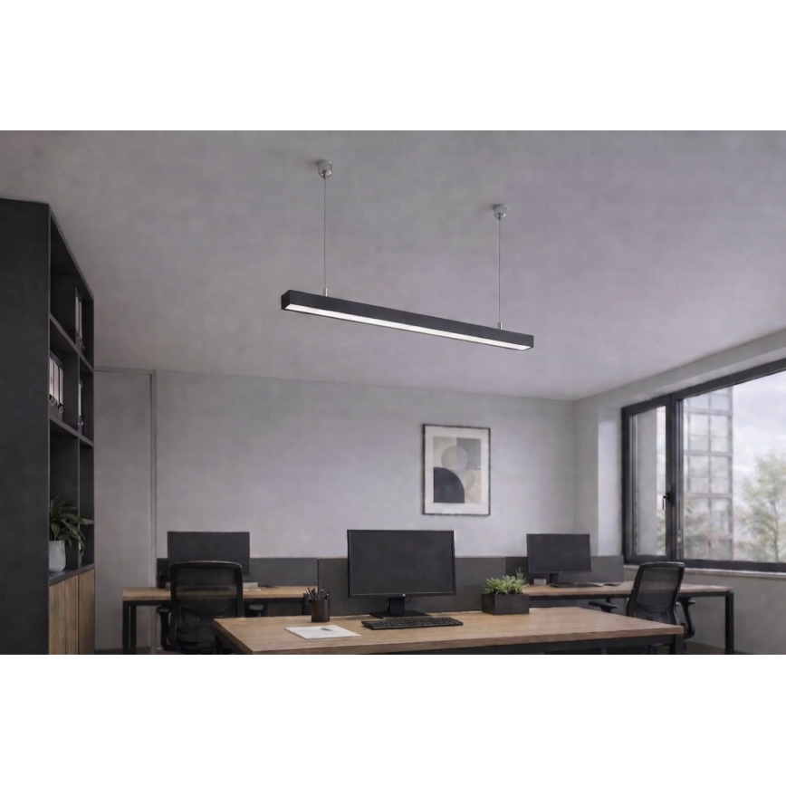 Brilagi - LED-Hängeleuchte FULLDAY LED/10/15/20W/230V 2700/4000/6000K 60 cm schwarz