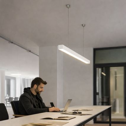 Brilagi - LED Pendelleuchte FULLDAY LED/20/30/40W/230V 2700/4000/6000K 120 cm weiß