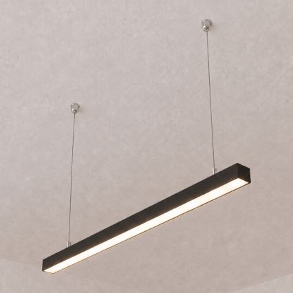 Brilagi - LED Pendelleuchte FULLDAY LED/20/30/40W/230V 2700/4000/6000K 120 cm schwarz