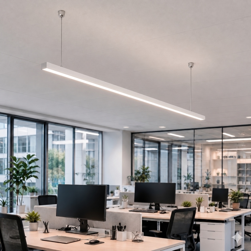 Brilagi - LED Hängeleuchte FULLDAY LED/30/40/50W/230V 2700/4000/6000K 150 cm weiß
