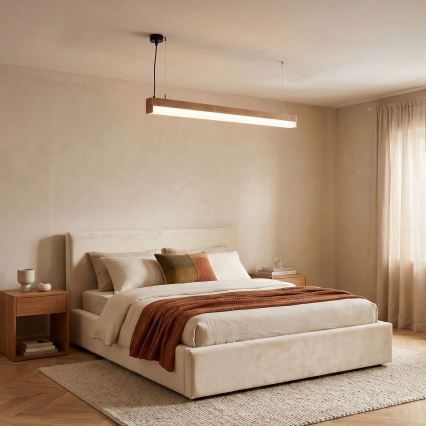 BRILAGI - LED Pendelleuchte GARDALINE LED/100W/230V 120 cm Eiche