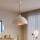Brilagi - LED-Pendelleuchte METALO an Kabel 1x E27/40W/230V Ø 60 cm beige/kupferfarben