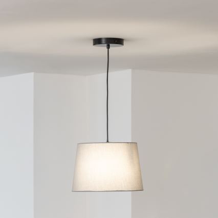 Brilagi - LED-Pendelleuchte mit Kabel CERIA 1xE27/40W/230V Ø 30 cm grau