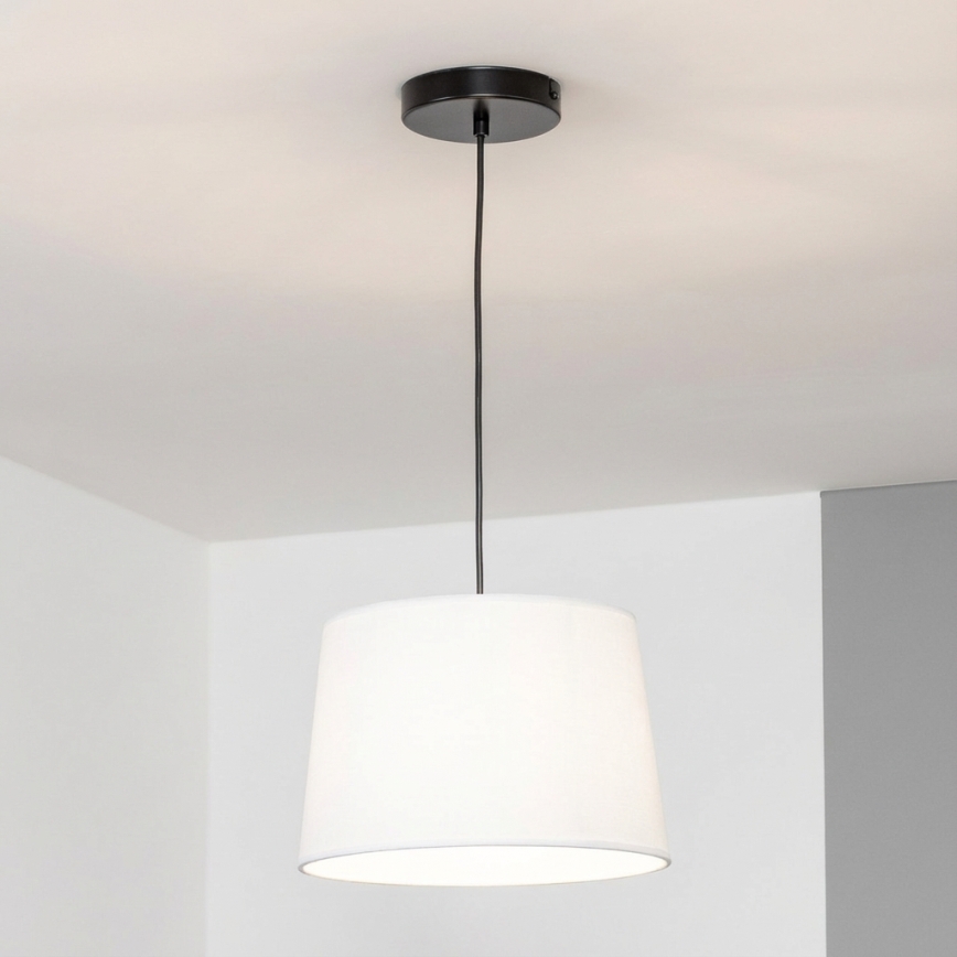 Brilagi - LED-Pendelleuchte mit Kabel CERIA 1xE27/40W/230V Ø 30 cm weiß